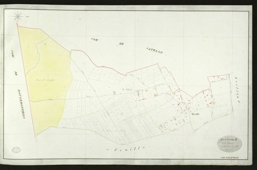 Illeville-sur-Montfort. Section B _ de la Jubinière _ 2e et dernière Feuille