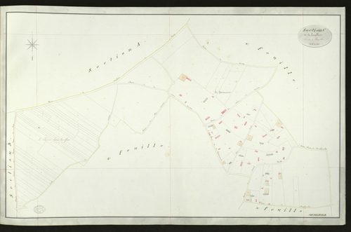 Illeville-sur-Montfort. Section C _ de la Goupillerie _ 1re de 5 Feuilles