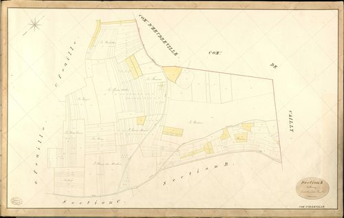 Irreville. Section A _ de Pourry _ 3e et dernière Feuille