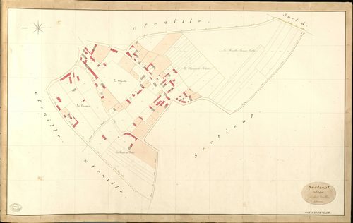 Irreville. Section C _ de l'Eglise _ 2e de 4 Feuilles
