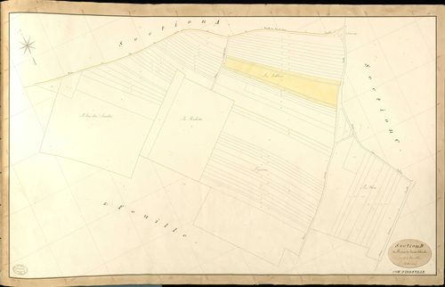 Irreville. Section D _ du Poirier de Sainte Colombe _ 1re de 2 Feuilles