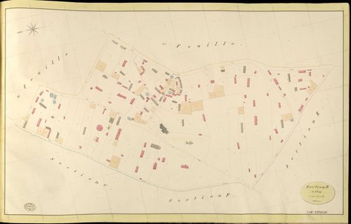 Iville. Section D _ du Village _ 2e de 3 Feuilles