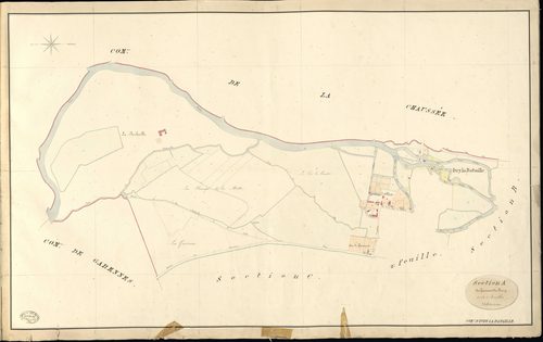 Ivry-la-Bataille. Section A _ des Gasseux et du Boug _ 1re de 2 Feuilles