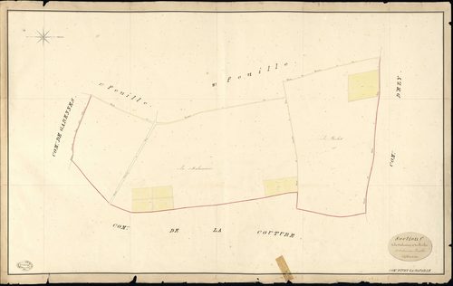 Ivry-la-Bataille. Section C _ de la Malmaison et des Friches _ 3e et dernière Feuille