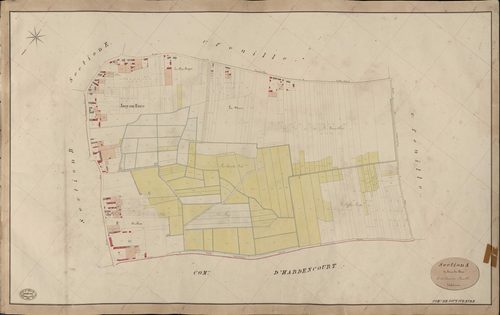 Jouy-sur-Eure. Section A _ du bout de Bas _ 3e et dernière Feuille