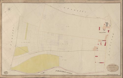 Jouy-sur-Eure. Section B _ de la Cornouilleraie _ 2e de 3 Feuilles