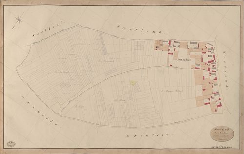 Jouy-sur-Eure. Section B _ de la Cornouilleraie _ 3e et dernière Feuille