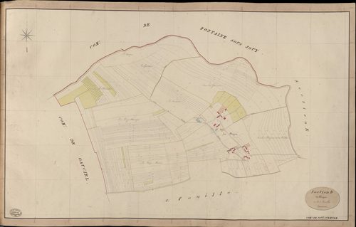 Jouy-sur-Eure. Section D _ des Pleignes _ 1re de 2 Feuilles