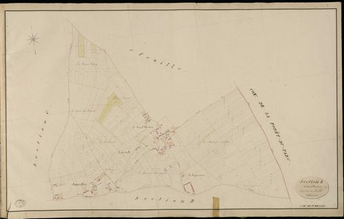 Jumelles. Section A _ du Mesnil Chaudron _ 2e et dernière Feuille