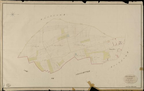 Jumelles. Section C _ de la Chapelle _ Feuille Unique