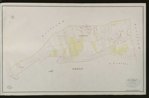 Landepéreuse. Section C _ de la chaise _ 1re de 2 Feuilles
