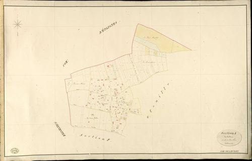 Lieurey. Section A _ des Cailloux _ 1re de 3 Feuilles