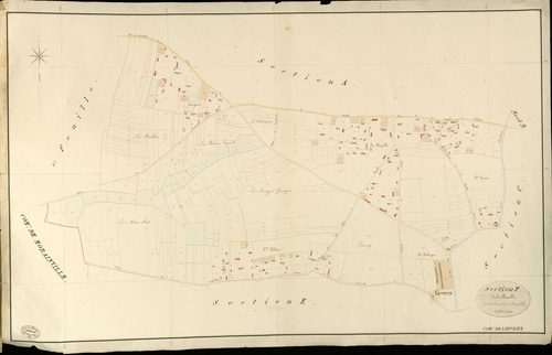 Lieurey. Section F _ de la Chapelle _ 2e et dernière Feuille