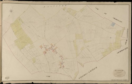 Lignerolles. Section B _ de Gratheuil _ Feuille Unique