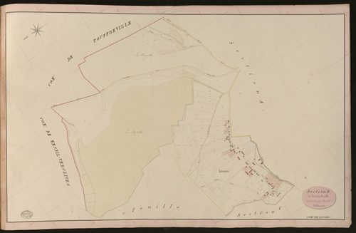 Lisors. Section D _ du Bois de la Fortelle _ 2e et dernière Feuille