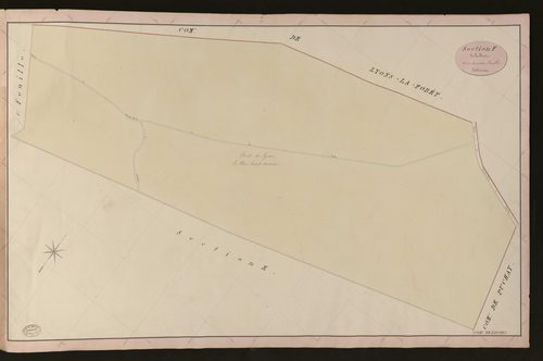 Lisors. Section F _ de la Forêt _ 2e et dernière Feuille