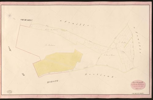 Longchamps. Section B _ du Bois des Bouleaux _ 1re de 3 Feuilles