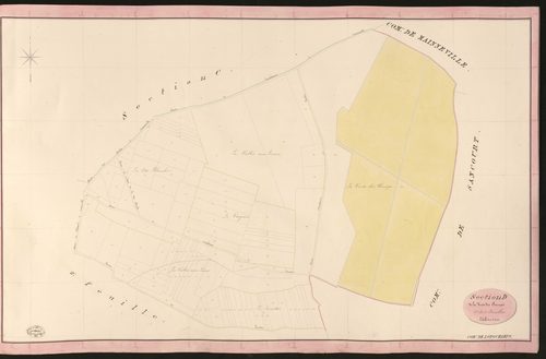 Longchamps. Section D _ de la Vente des Champs _ 1re de 2 Feuilles