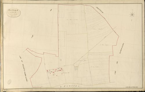 Louversey. Section A _ des Grands Ifs _ 1re de 2 Feuilles