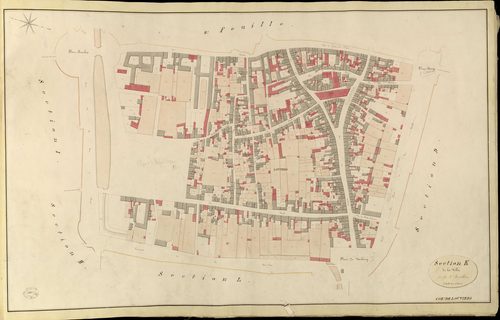 Louviers. Section K _ de la Ville _ 1re de 2 Feuilles