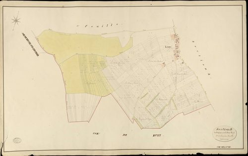 Louye. Section B _ des Fayaux et de la Fosse Perrée _ 2e et dernière Feuille