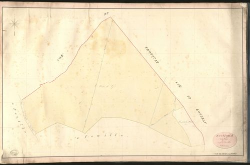 Lyons-la-Forêt. Section A _ de la Bosse _ 1re de 5 Feuilles