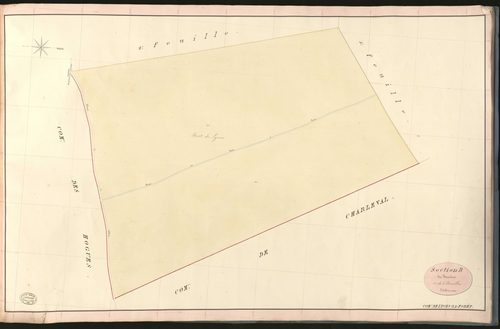 Lyons-la-Forêt. Section B _ des Tainières _ 1re de 6 Feuilles