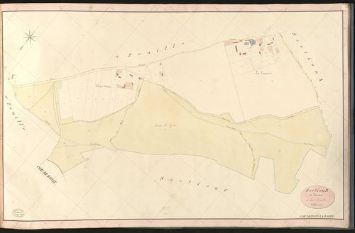 Lyons-la-Forêt. Section B _ des Tainières _ 4e de 6 Feuilles