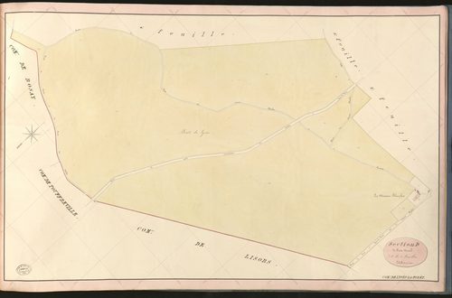 Lyons-la-Forêt. Section D _ de Croix-Mesnil _ 3e de 5 Feuilles