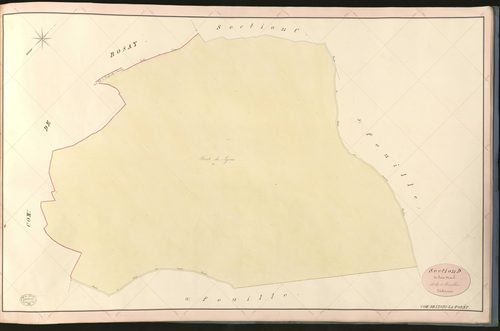 Lyons-la-Forêt. Section D _ de Croix-Mesnil _ 4e de 5 Feuilles