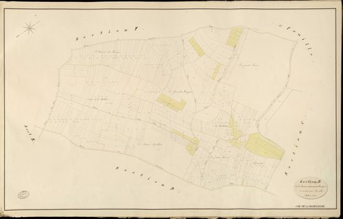 Madeleine-de-Nonancourt (La). Section B _ de la Couture et des grandes Bruyères _ 2e et dernière Feuille