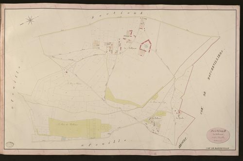 Mainneville. Section B _ des Cailleteaux _ 1re de 3 Feuilles