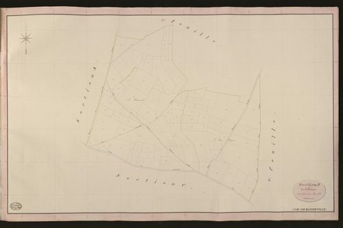 Mainneville. Section B _ des Cailleteaux _ 3e et dernière Feuille