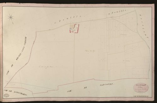 Mainneville. Section D _ du Bourg _ 3e et dernière Feuille