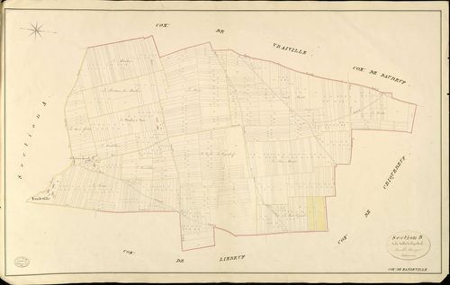 Mandeville. Section B _ de la Vallée de Criquebeuf _ Feuille Unique