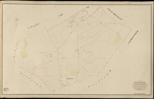 Mandres. Section A _ de la Forêt et du Souchet _ 3e et dernière Feuille