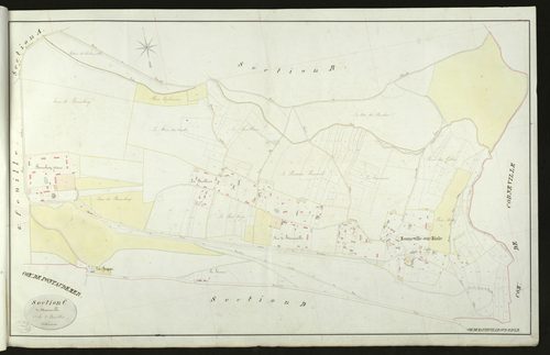 Manneville-sur-Risle. Section C _ de Manneville _ 1re de 2 Feuilles