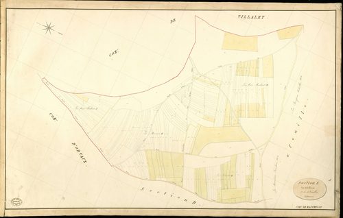 Manthelon. Section A _ des Ardillières _ 1re de 4 Feuilles