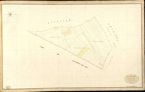 Manthelon. Section D _ de la Marnière Hamard _ 1re de 2 Feuilles
