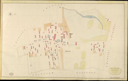 Marbeuf. Section A _ de la Mare Losier _ 3e de 5 Feuilles