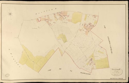Marcilly-la-Campagne. Section E _ des héruppes _ 1re de 2 Feuilles