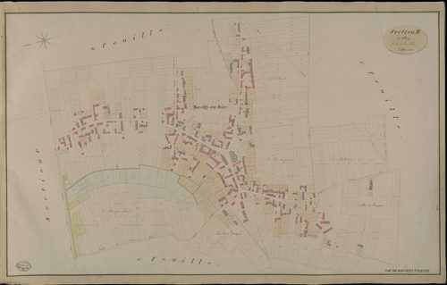 Marcilly-sur-Eure. Section B _ du Village _ 2e de 3 Feuilles