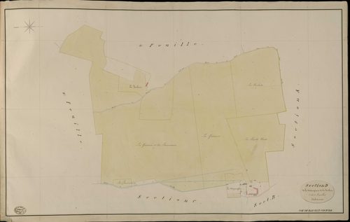 Marcilly-sur-Eure. Section D _ de la Mésangère et de la Tuilerie _ 1re de 3 Feuilles