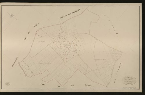 Martainville. Section A _ de la Frelardière _ Feuille Unique