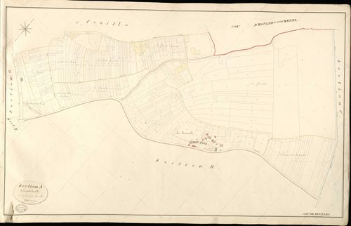 Ménilles. Section A _ de la petite Fortelle _ 2e et dernière Feuille