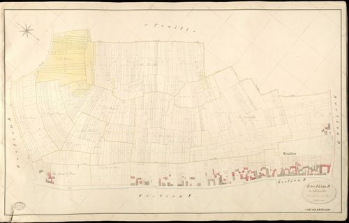 Ménilles. Section B _ des Clos brouillés _ 2e et dernière Feuilles