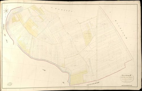 Ménilles. Section E _ de la Rue aux Houfroy _ 2e et dernière Feuille