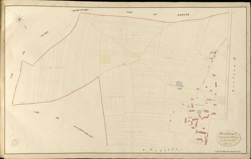 Mesnil-Hardray (Le). Section C _ de Mousseaux et de Bellemare _ 1re de 3 Feuilles