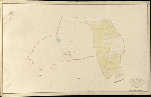 Mesnil-Hardray (Le). Section C _ de Mousseaux et de Bellemare _ 3e et dernière Feuille