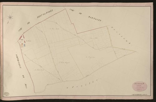 Mesnil-sous-Vienne. Section B _ du Timbre _ 1re de 2 Feuilles